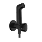 Casa si Gradina - Sanitare - Lavoar baie si accesorii - Baterii sanitare - Dus igienic negru mat Hansgrohe S EcoSmart cu 1 jet Bidette - Infinity.ro
