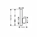 Casa si Gradina - Sanitare - Lavoar baie si accesorii - Baterii sanitare - Baterie dus incastrata Hansgrohe ShowerSelect auriu lucios 2 functii - Infinity.ro