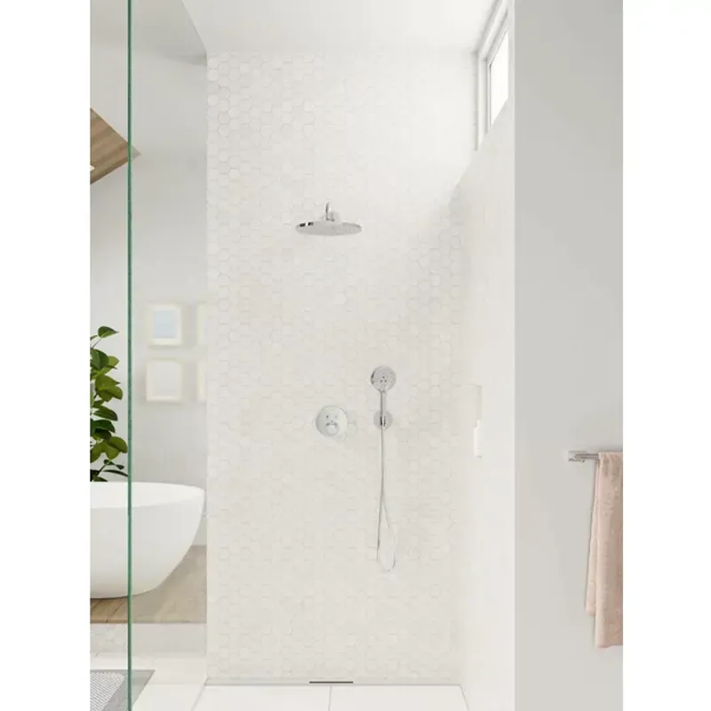 Casa si Gradina - Sanitare - Lavoar baie si accesorii - Accesorii baterii sanitare - Para de dus Hansgrohe Raindance Select S 120 alb mat 3 functii - Infinity.ro