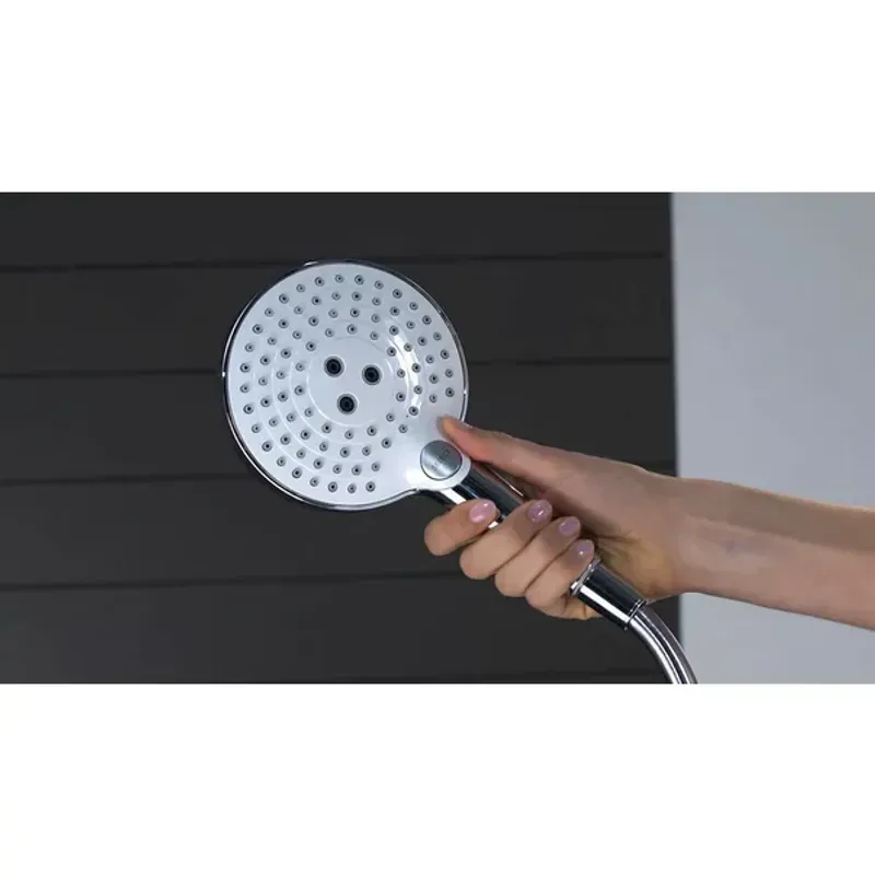 Casa si Gradina - Sanitare - Lavoar baie si accesorii - Accesorii baterii sanitare - Para de dus Hansgrohe Raindance Select S 120 alb mat 3 functii - Infinity.ro