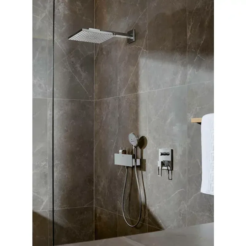 Casa si Gradina - Sanitare - Lavoar baie si accesorii - Accesorii baterii sanitare - Para de dus Hansgrohe Raindance Select S 120 alb mat 3 functii - Infinity.ro