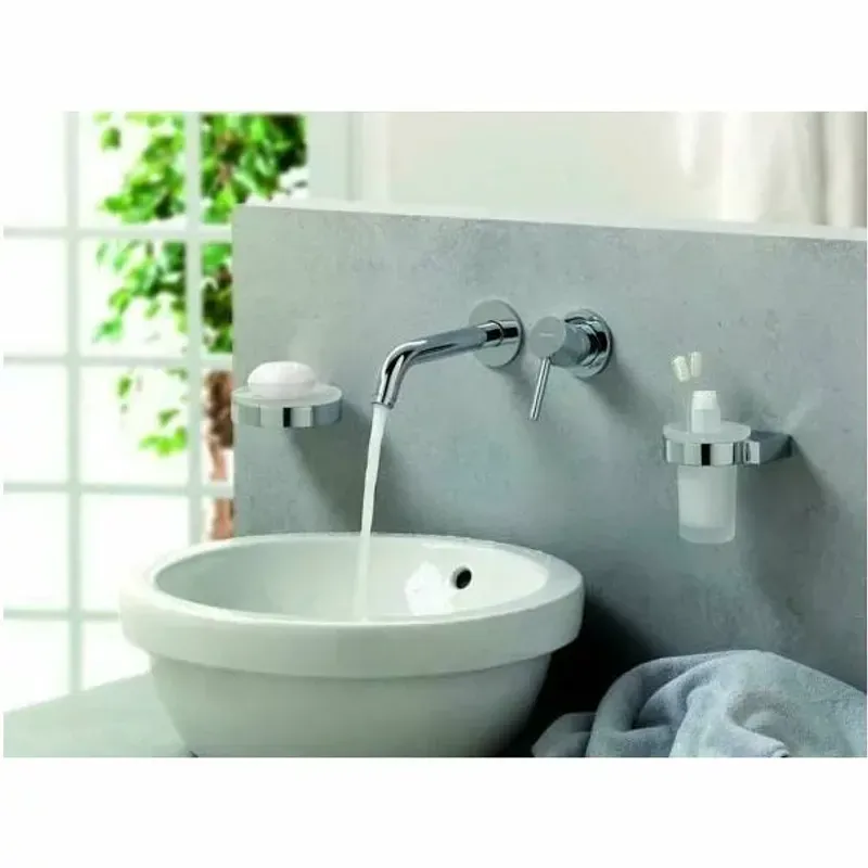 Casa si Gradina - Sanitare - Lavoar baie si accesorii - Baterii sanitare - Baterie lavoar Kludi Bozz montaj incastrat pipa 18 cm - Infinity.ro