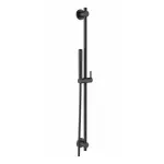 Casa si Gradina - Sanitare - Cazi si cabine de dus - Coloane si seturi de dus - Set de dus Kludi Nova Fonte Puristic negru mat cu bara 90 cm - Infinity.ro