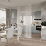 Casa si Gradina - Gradina si terasa - Garduri, panouri si accesorii - Riflaj perete despartitor MDF, LDA PREMIUM, Stejar Argintiu, 275x58 cm - Infinity.ro