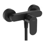 Casa si Gradina - Sanitare - Lavoar baie si accesorii - Baterii sanitare - Baterie dus Hansgrohe Rebris S monocomanda negru mat - Infinity.ro