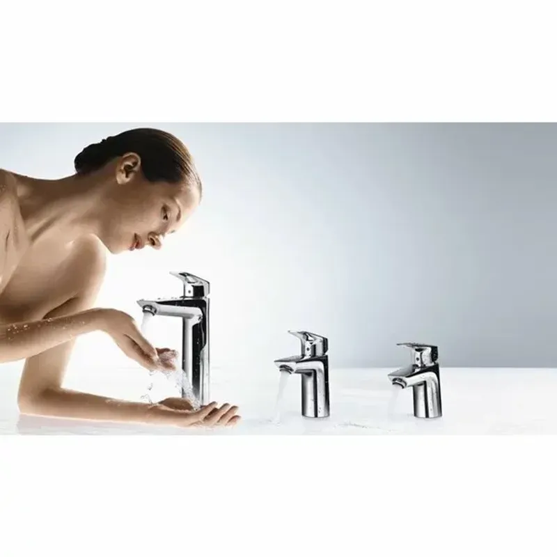 Casa si Gradina - Sanitare - Lavoar baie si accesorii - Baterii sanitare - Baterie lavoar inalta Hansgrohe Logis 190 fara ventil crom lucios - Infinity.ro