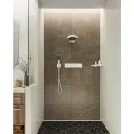 Casa si Gradina - Sanitare - Lavoar baie si accesorii - Accesorii baterii sanitare - Para de dus Hansgrohe Rainfinity 130 bronz periat 3 tipuri de jet - Infinity.ro