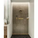 Casa si Gradina - Sanitare - Lavoar baie si accesorii - Accesorii baterii sanitare - Para de dus Hansgrohe Rainfinity 130 bronz periat 3 tipuri de jet - Infinity.ro