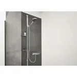 Casa si Gradina - Sanitare - Lavoar baie si accesorii - Accesorii baterii sanitare - Para de dus Hansgrohe Rainfinity 130 bronz periat 3 tipuri de jet - Infinity.ro