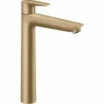 Casa si Gradina - Sanitare - Lavoar baie si accesorii - Baterii sanitare - Baterie lavoar inalta Hansgrohe Talis E 240 cu ventil Pop-Up bronz periat - Infinity.ro