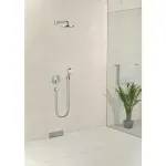 Casa si Gradina - Sanitare - Lavoar baie si accesorii - Accesorii baterii sanitare - Agatatoare dus Hansgrohe Porter S bronz periat - Infinity.ro