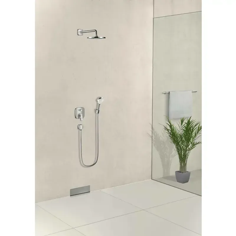 Casa si Gradina - Sanitare - Lavoar baie si accesorii - Accesorii baterii sanitare - Agatatoare dus Hansgrohe Porter S bronz periat - Infinity.ro