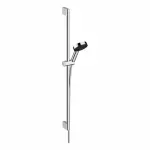 Casa si Gradina - Sanitare - Cazi si cabine de dus - Coloane si seturi de dus - Set de dus cu bara Hansgrohe Pulsify Select 105 Relaxation 90 cm crom 3 functii - Infinity.ro