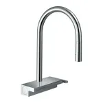 Casa si Gradina - Sanitare - Chiuveta bucatarie si accesorii - Baterii bucatarie - Baterie bucatarie cu dus extractibil 3 jeturi Hansgrohe Aquno Select M81 170 sBox crom - Infinity.ro