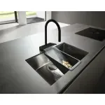 Casa si Gradina - Sanitare - Chiuveta bucatarie si accesorii - Baterii bucatarie - Baterie bucatarie cu dus extractibil 3 jeturi Hansgrohe Aquno Select M81 170 sBox crom - Infinity.ro