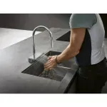 Casa si Gradina - Sanitare - Chiuveta bucatarie si accesorii - Baterii bucatarie - Baterie bucatarie cu dus extractibil 3 jeturi Hansgrohe Aquno Select M81 170 sBox crom - Infinity.ro