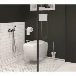 Casa si Gradina - Sanitare - Lavoar baie si accesorii - Baterii sanitare - Dus igienic cu baterie Kludi Bozz cu agatatoare, para, furtun si baterie incastrata - Infinity.ro