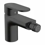Casa si Gradina - Sanitare - Lavoar baie si accesorii - Baterii sanitare - Baterie bideu Hansgrohe Vernis Blend monocomanda negru mat cu ventil Pop-Up - Infinity.ro