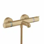 Casa si Gradina - Sanitare - Lavoar baie si accesorii - Baterii sanitare - Baterie cada - dus termostatata Hansgrohe Ecostat Comfort bronz periat - Infinity.ro