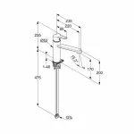 Casa si Gradina - Sanitare - Chiuveta bucatarie si accesorii - Baterii bucatarie - Baterie bucatarie Kludi M2 crom monocomanda - Infinity.ro