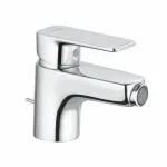 Casa si Gradina - Sanitare - Lavoar baie si accesorii - Baterii sanitare - Baterie bideu Kludi Pure&Style cu ventil metalic pop-up - Infinity.ro