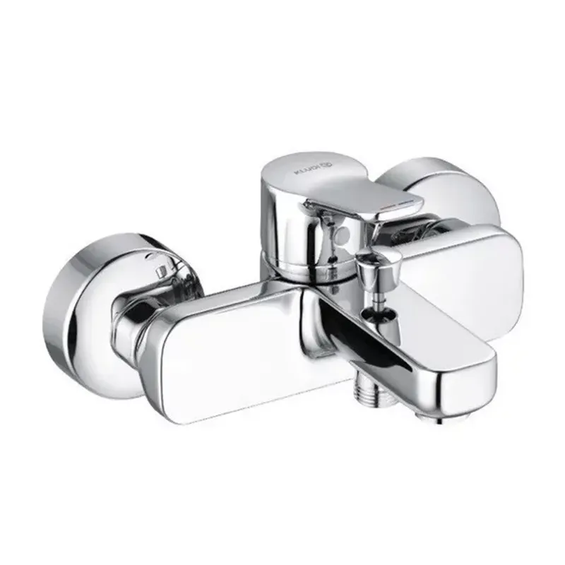 Casa si Gradina - Sanitare - Lavoar baie si accesorii - Baterii sanitare - Set baterie lavoar baterie cada dus si set dus Kludi Pure&Easy crom - Infinity.ro