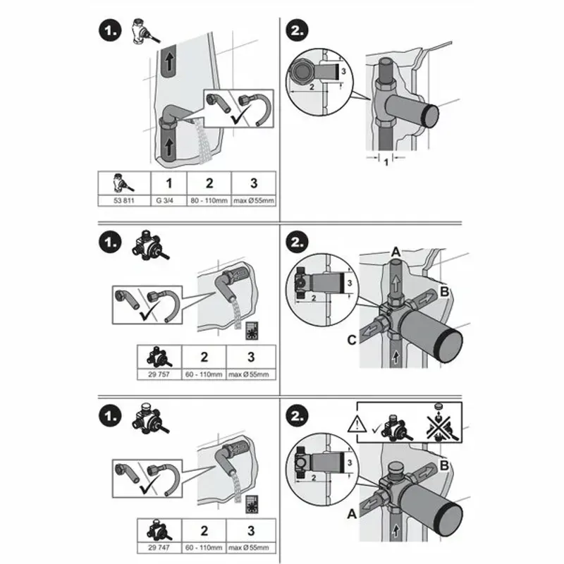 Casa si Gradina - Sanitare - Lavoar baie si accesorii - Accesorii baterii sanitare - Corp incastrat pentru comutator Kludi 2 cai - Infinity.ro