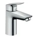 Casa si Gradina - Sanitare - Lavoar baie si accesorii - Baterii sanitare - Baterie lavoar Hansgrohe Logis 100 cu ventil Push-Open crom - Infinity.ro