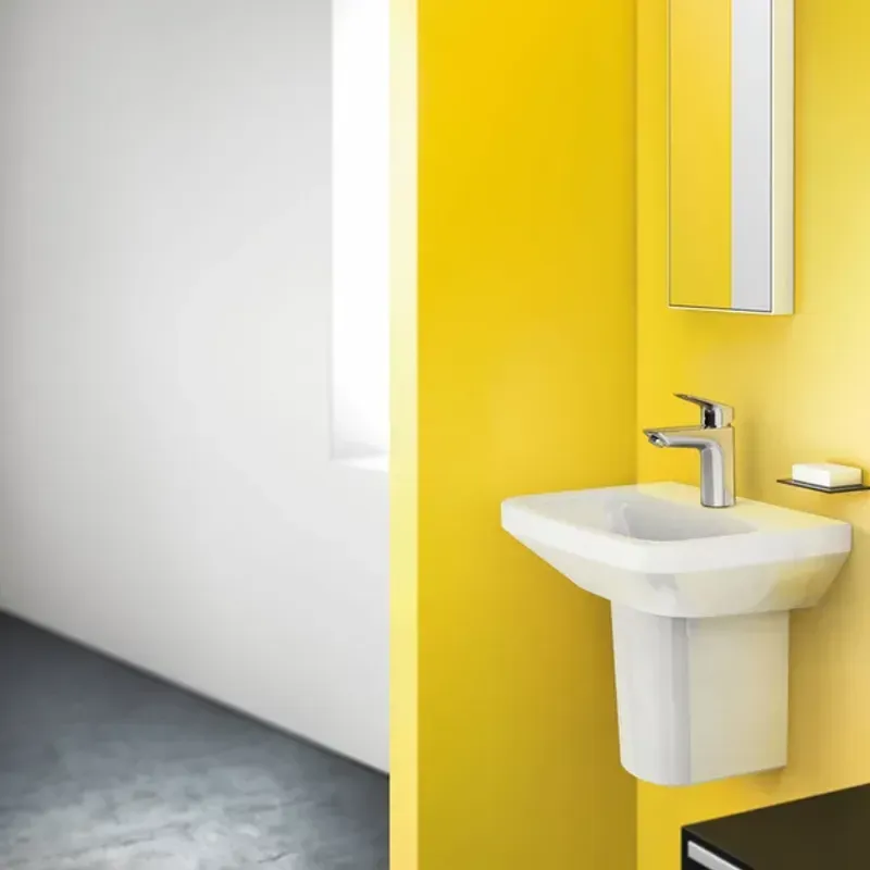 Casa si Gradina - Sanitare - Lavoar baie si accesorii - Baterii sanitare - Baterie lavoar Hansgrohe Logis 100 cu ventil Push-Open crom - Infinity.ro