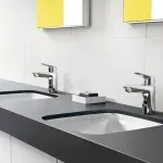 Casa si Gradina - Sanitare - Lavoar baie si accesorii - Baterii sanitare - Baterie lavoar Hansgrohe Logis 100 cu ventil Push-Open crom - Infinity.ro