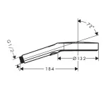 Casa si Gradina - Sanitare - Lavoar baie si accesorii - Accesorii baterii sanitare - Para de dus Hansgrohe Rainfinity 130 alb mat 3 tipuri de jet - Infinity.ro