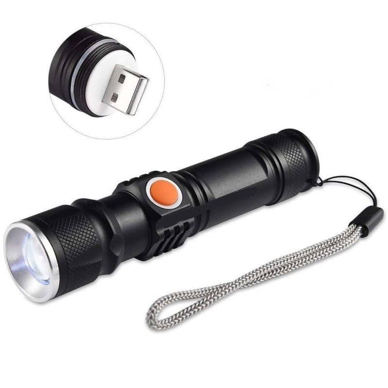 Casa si Gradina - Corpuri si surse de iluminat - Iluminat exterior - Lanterne - Lanterna de Mana Mini ST 515/616 LED T6 Zoom si Incarcare Directa USB - Infinity.ro