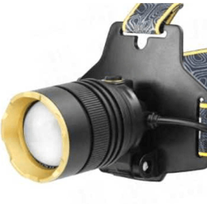 Casa si Gradina - Corpuri si surse de iluminat - Iluminat exterior - Lanterne - Lanterna frontala BL X4 cu LED acumulator detasabil Li ion cu incarcare la USB afisaj LCD baterie - Infinity.ro