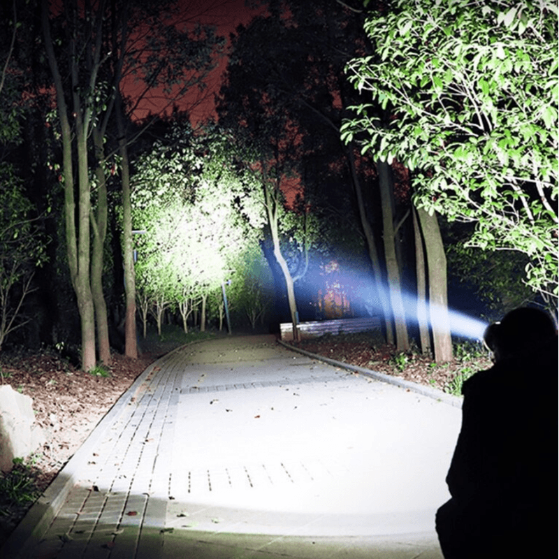 Casa si Gradina - Corpuri si surse de iluminat - Iluminat exterior - Lanterne - Lanterna frontala K28 cu 2 LED reincarcabila 3W - Infinity.ro