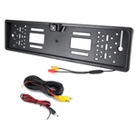 Auto si Moto - Piese auto si accesorii - Caroserie - Ornamente exterior auto - Suport numar auto cu camera video marsarier cu LED unghi filmare 170 grade BASE - Infinity.ro