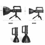 Casa si Gradina - Corpuri si surse de iluminat - Iluminat exterior - Lanterne - Lanterna de Mana W591 cu TREPIED , Baterie Externa 1000W LED foarte puternic P50 - Infinity.ro