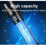 Casa si Gradina - Corpuri si surse de iluminat - Iluminat exterior - Lanterne - Lanterna de mana LED de mare putere ZSH X17 cu 4 moduri de iluminare - Infinity.ro