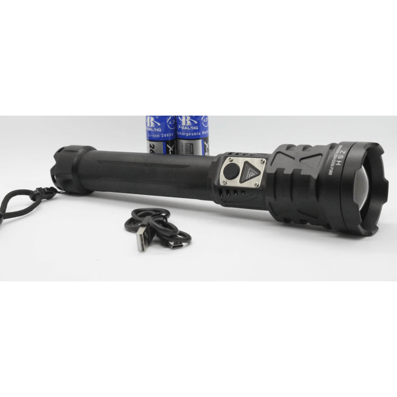 Casa si Gradina - Corpuri si surse de iluminat - Iluminat exterior - Lanterne - Lanterna de mana profesionala LED BL G206 P360 cu 5x zoom aluminiu - Infinity.ro