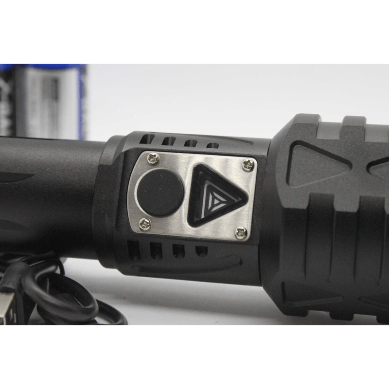 Casa si Gradina - Corpuri si surse de iluminat - Iluminat exterior - Lanterne - Lanterna de mana profesionala LED BL G206 P360 cu 5x zoom aluminiu - Infinity.ro