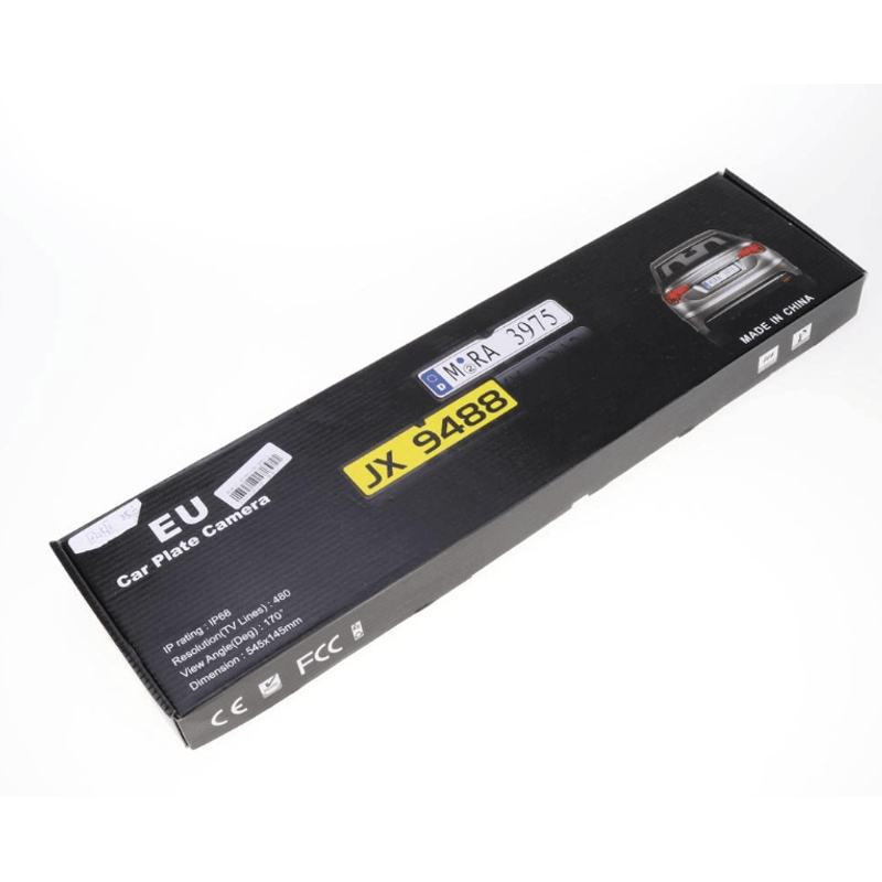 Auto si Moto - Piese auto si accesorii - Caroserie - Ornamente exterior auto - Suport pentru numar auto cu camera video marsarier incorporata - Infinity.ro