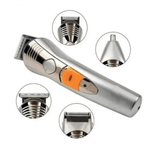 Ingrijire personala si Cosmetice - Aparate & accesorii ingrijire personala - Aparate de ras si tuns - Aparate de tuns - Masina de tuns Geemy Professional cu lama din titan GM-580 Gri - Infinity.ro