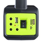 Casa si Gradina - Corpuri si surse de iluminat - Iluminat exterior - Lanterne - Kit solar CL-18 cu radio si lanterna 10W  + 3 becuri - Infinity.ro
