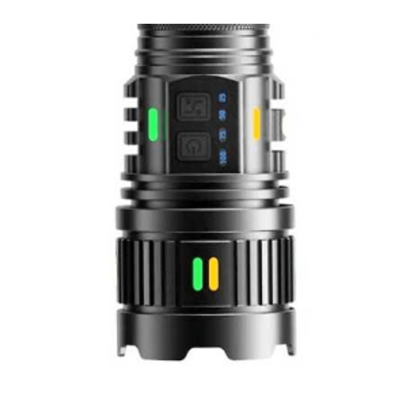 Casa si Gradina - Corpuri si surse de iluminat - Iluminat exterior - Lanterne - Lanterna profesionala CB G400Y din aluminiu resistenta la socuri cu led 300w 4 acumulatori 181350 incarcare USB - Infinity.ro
