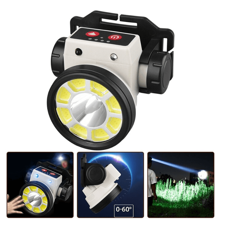 Casa si Gradina - Corpuri si surse de iluminat - Iluminat exterior - Lanterne - Lanterna puternica de cap LY 004 cu LED COB si senzor de miscare - Infinity.ro