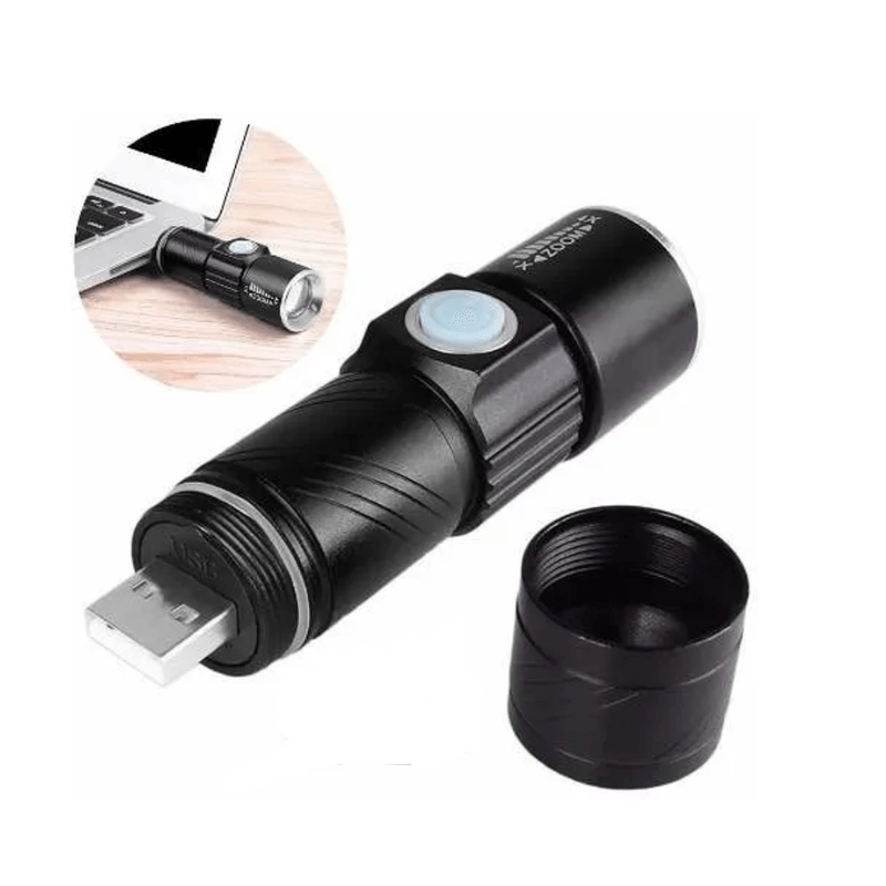 Casa si Gradina - Corpuri si surse de iluminat - Iluminat exterior - Lanterne - Lanterna LED cu Zoom si USB, ST-616 XL - Infinity.ro