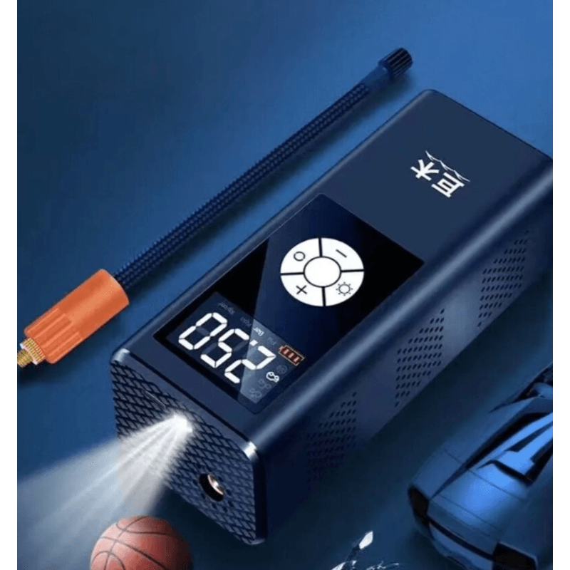 Casa si Gradina - Electrice - Echipamente electrice - Compresoare - Compresor de aer digital JM 8803 portabil cu lanterna - Infinity.ro