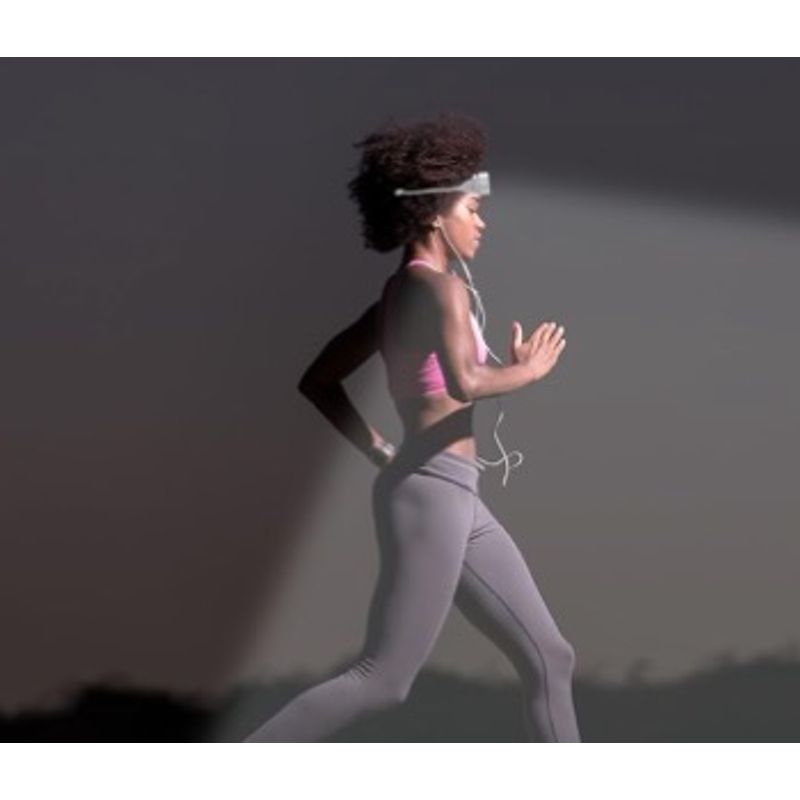 Casa si Gradina - Corpuri si surse de iluminat - Iluminat exterior - Lanterne - Lanterna de cap cu banda din Silicon Ajustabila cu Lumina Alba si Rosie - Infinity.ro