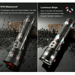 Casa si Gradina - Corpuri si surse de iluminat - Iluminat exterior - Lanterne - Lanterna Profesionala AK177 Incarcare Type C putere 60W indicator de incarcare cu 8 acumulatori - Infinity.ro