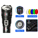 Casa si Gradina - Corpuri si surse de iluminat - Iluminat exterior - Lanterne - Lanterna Profesionala AK177 Incarcare Type C putere 60W indicator de incarcare cu 8 acumulatori - Infinity.ro