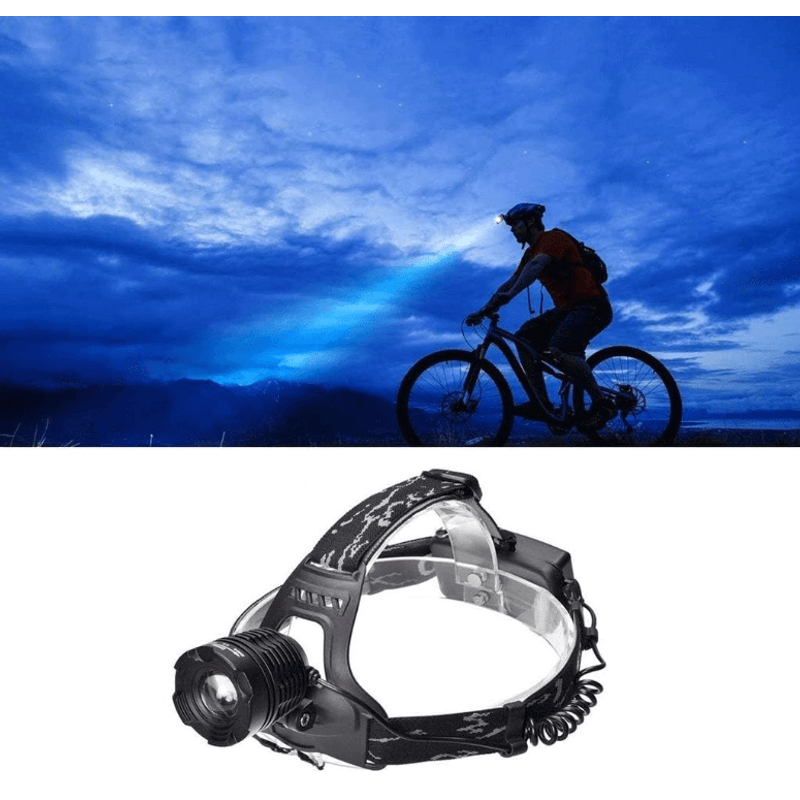 Casa si Gradina - Corpuri si surse de iluminat - Iluminat exterior - Lanterne - Lanterna de Cap cu Acumulator W634 Mare cu LED XHP50 Puternic - Infinity.ro